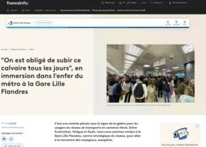 On est obligé de subir le calvaire du métro lillois tous les jours