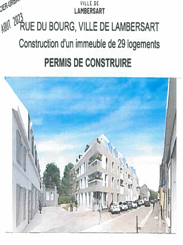 Projet immobilier rue du Bourg à Lambersart