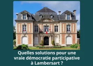 4 propositions pour une vraie démocratie participative à Lambersart